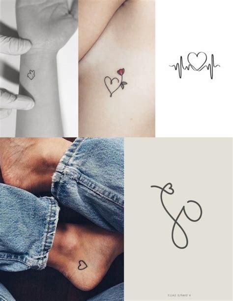 tattoo ideen herz|kleine herz tattoos.